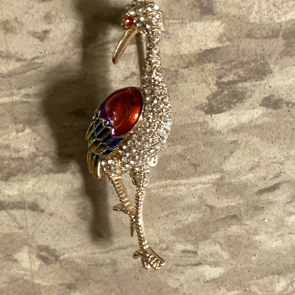 Flamingo Brooch
